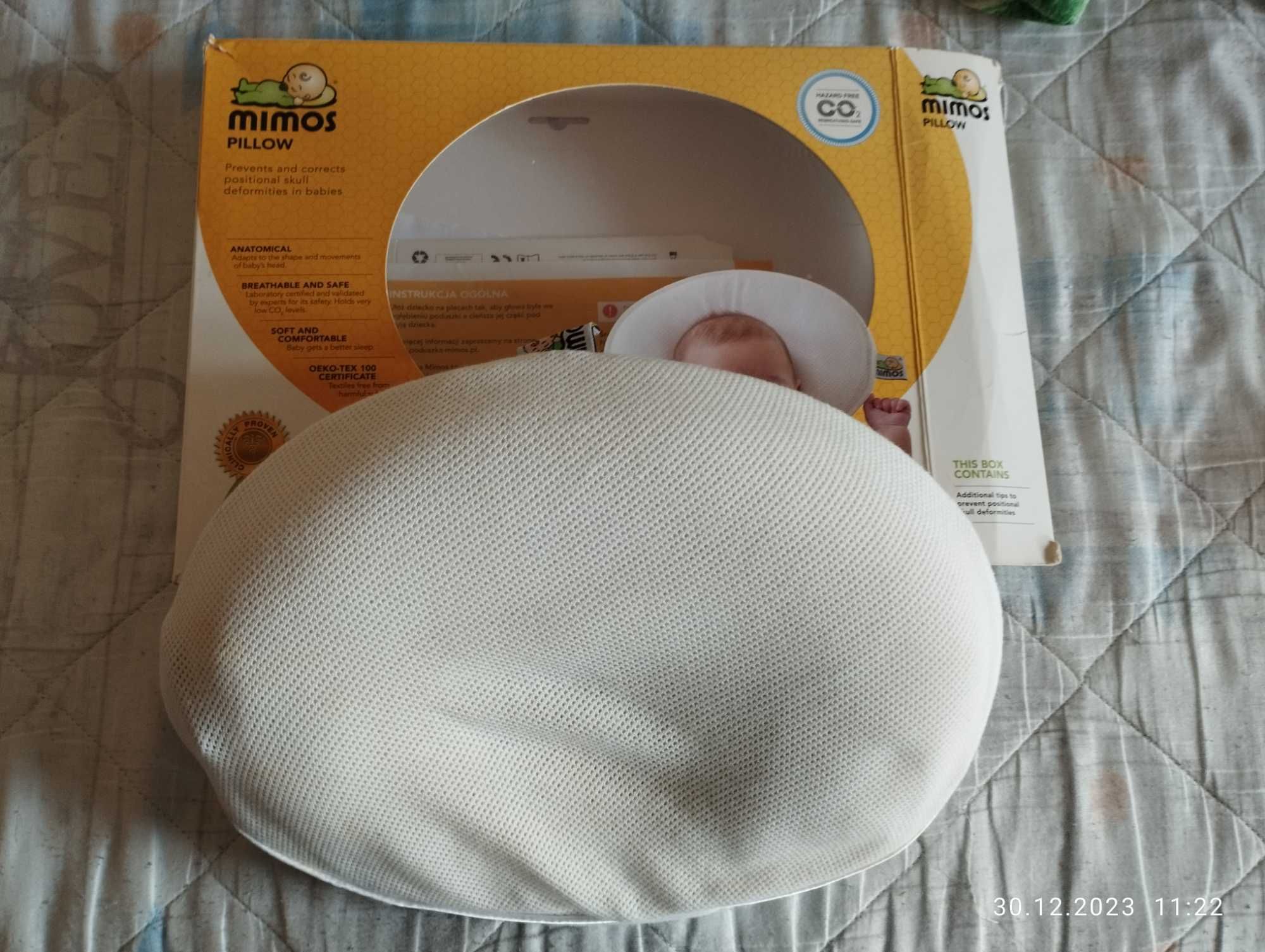 Poduszka ortopedyczna dla niemowląt Mimos rozmiar S