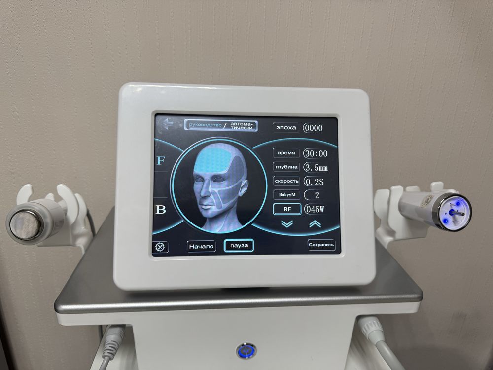 2 in 1 RF апарат фракційного RF ліфтингу з двума маніпулами