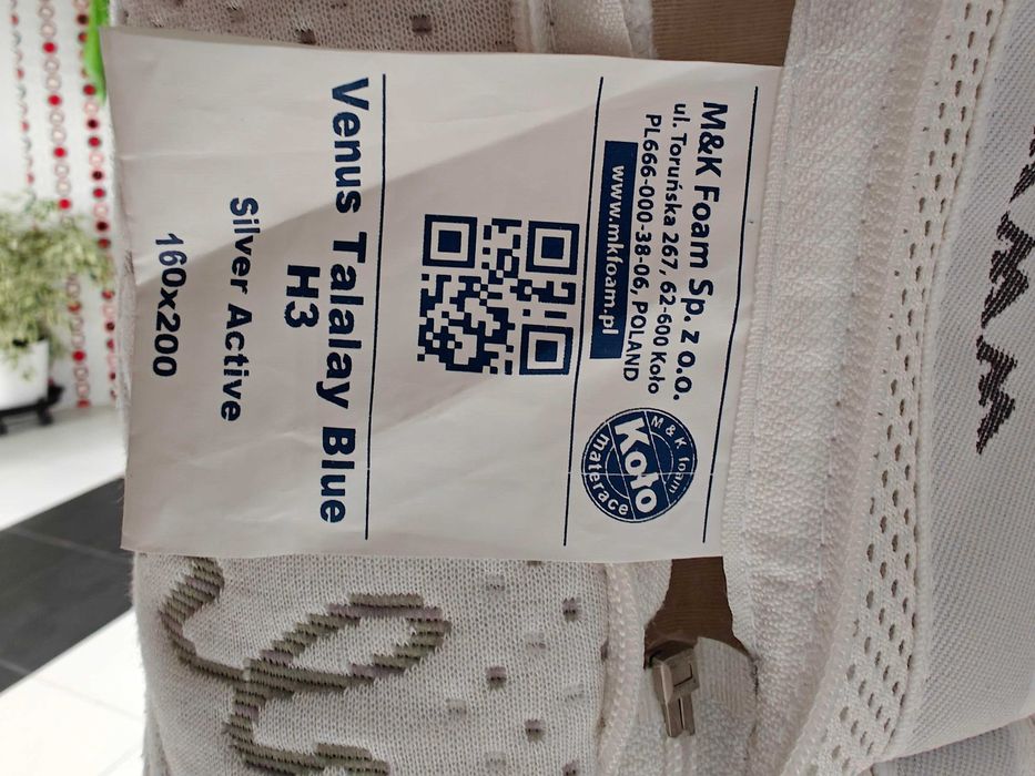 Materac Venus Talalay Blue H3
