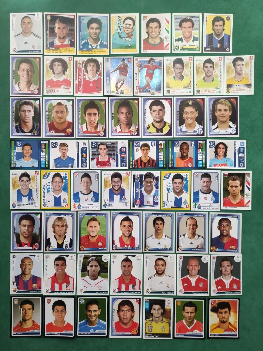 Cromos/Cards de Vários Jogadores