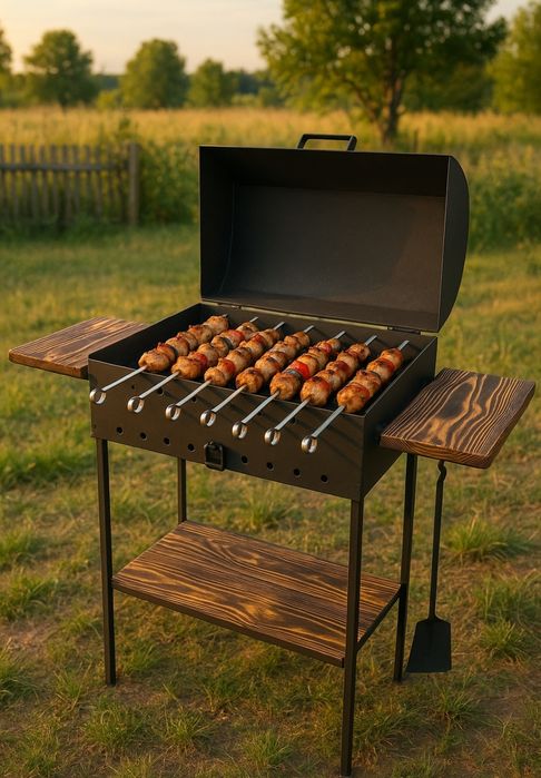 ТОП Мангал посилений.  Мангал з кришкою