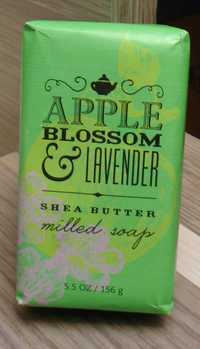 Mydło kostka Apple Blossom and Lavender, shea butter 156g