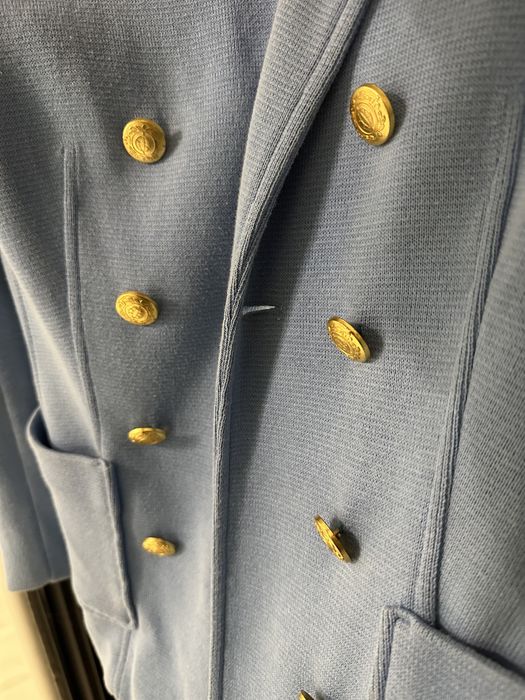 Піджак/жакет твідовий блакитний H&M