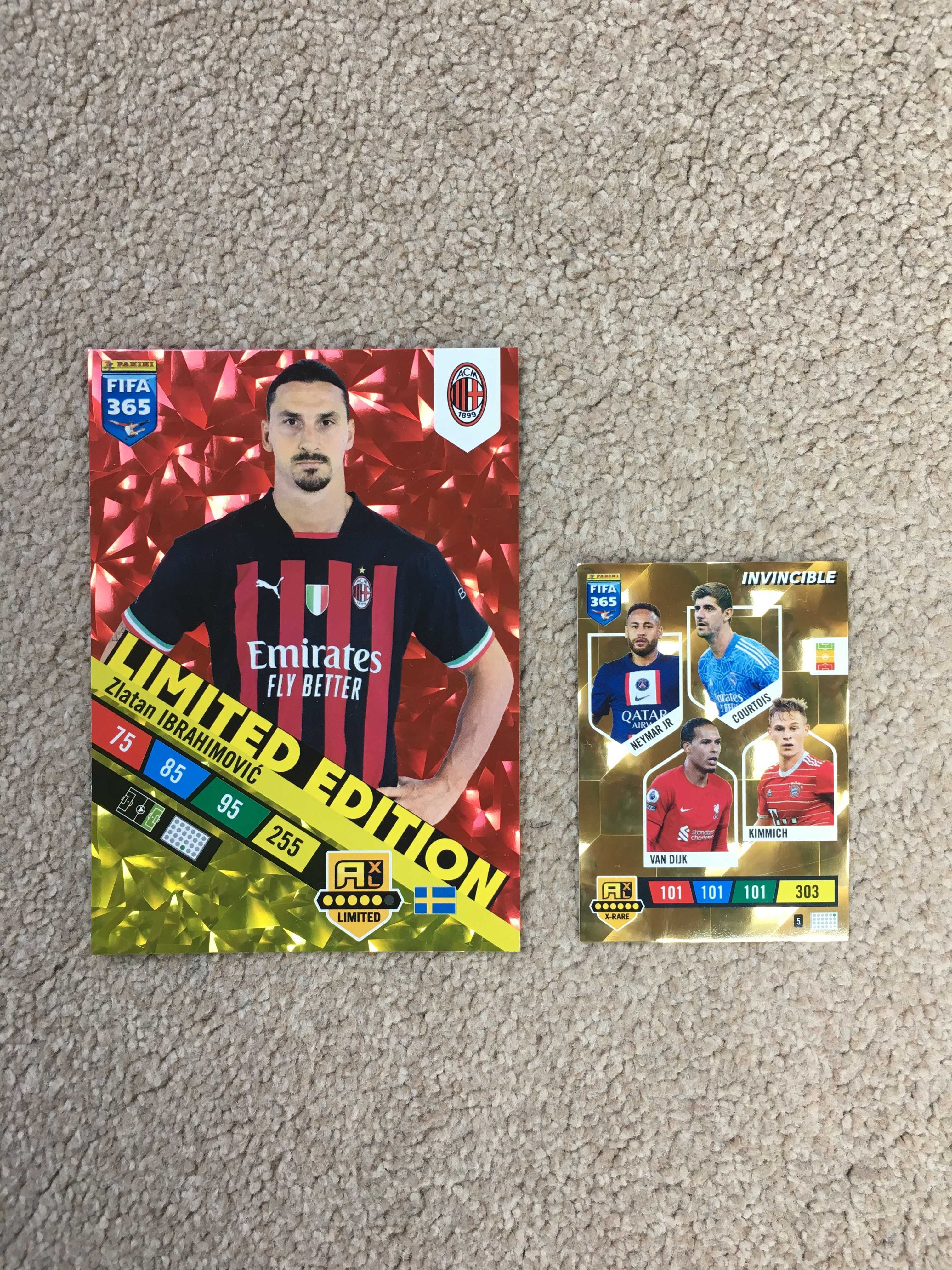Karty FIFA Panini 2023 Limited Edition XXL IBRAHIMOVIC + INVINCIBLE