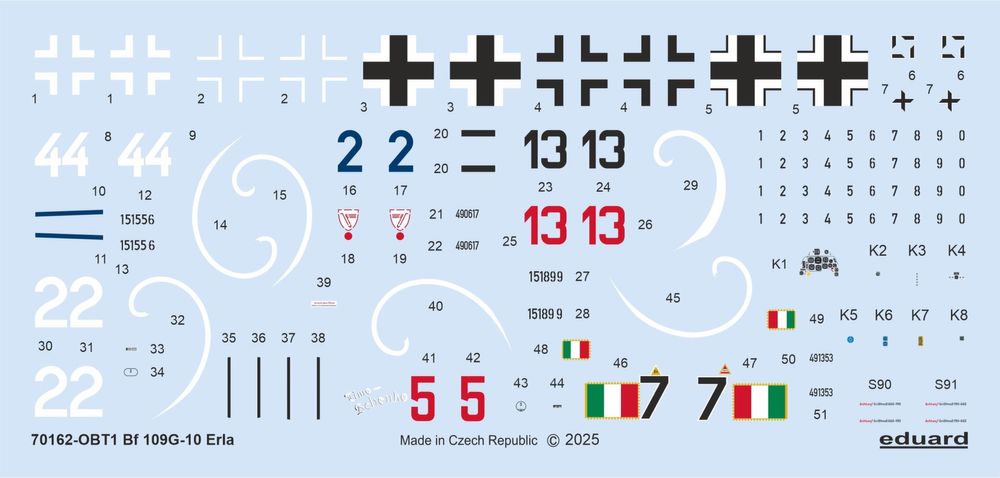 Eduard 70162 samolot Bf 109G-10 ERLA The Profi PACK Edition