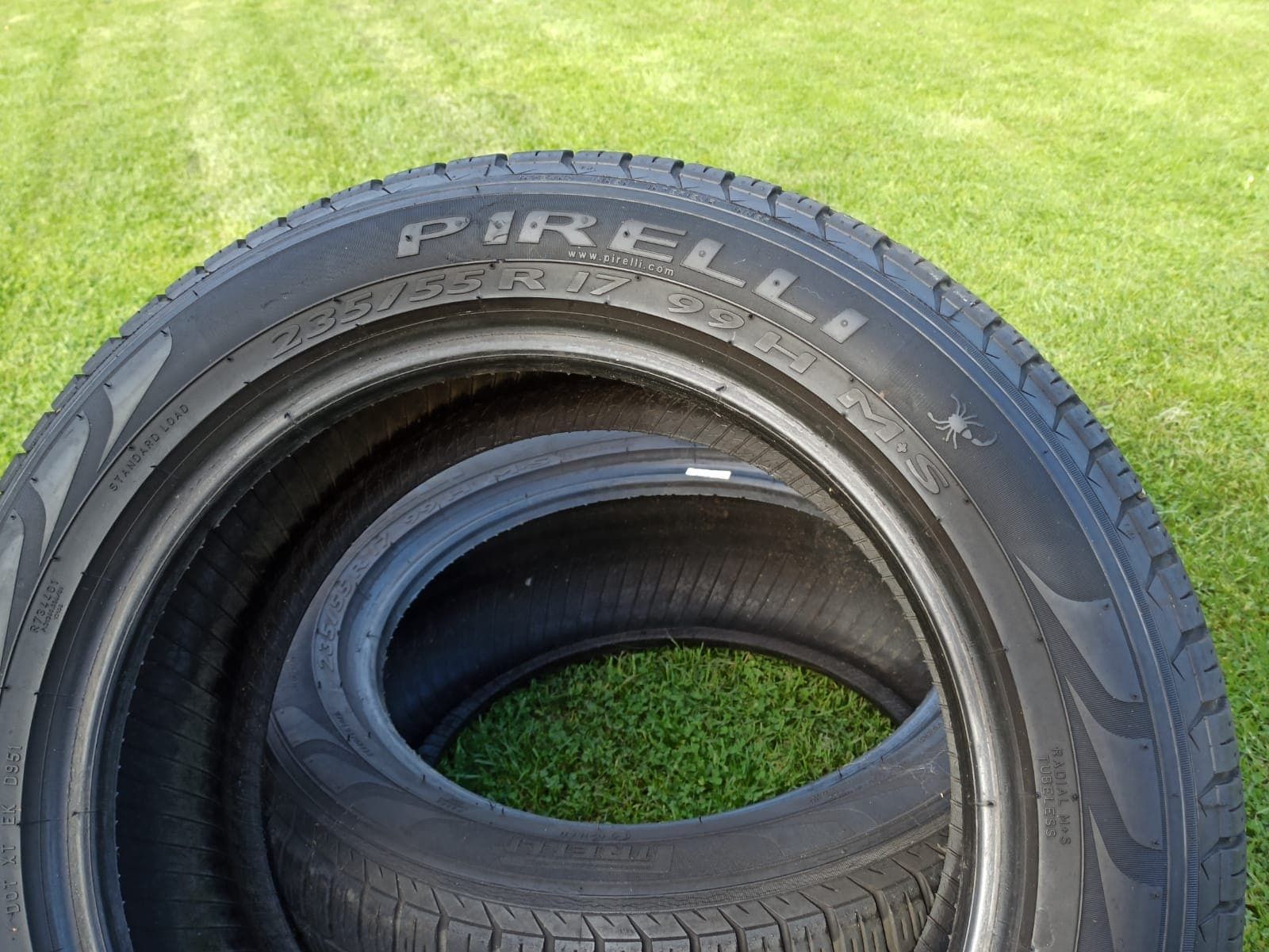 Opony wielosezonowe R17 . 2x pirelli 2 x firestone