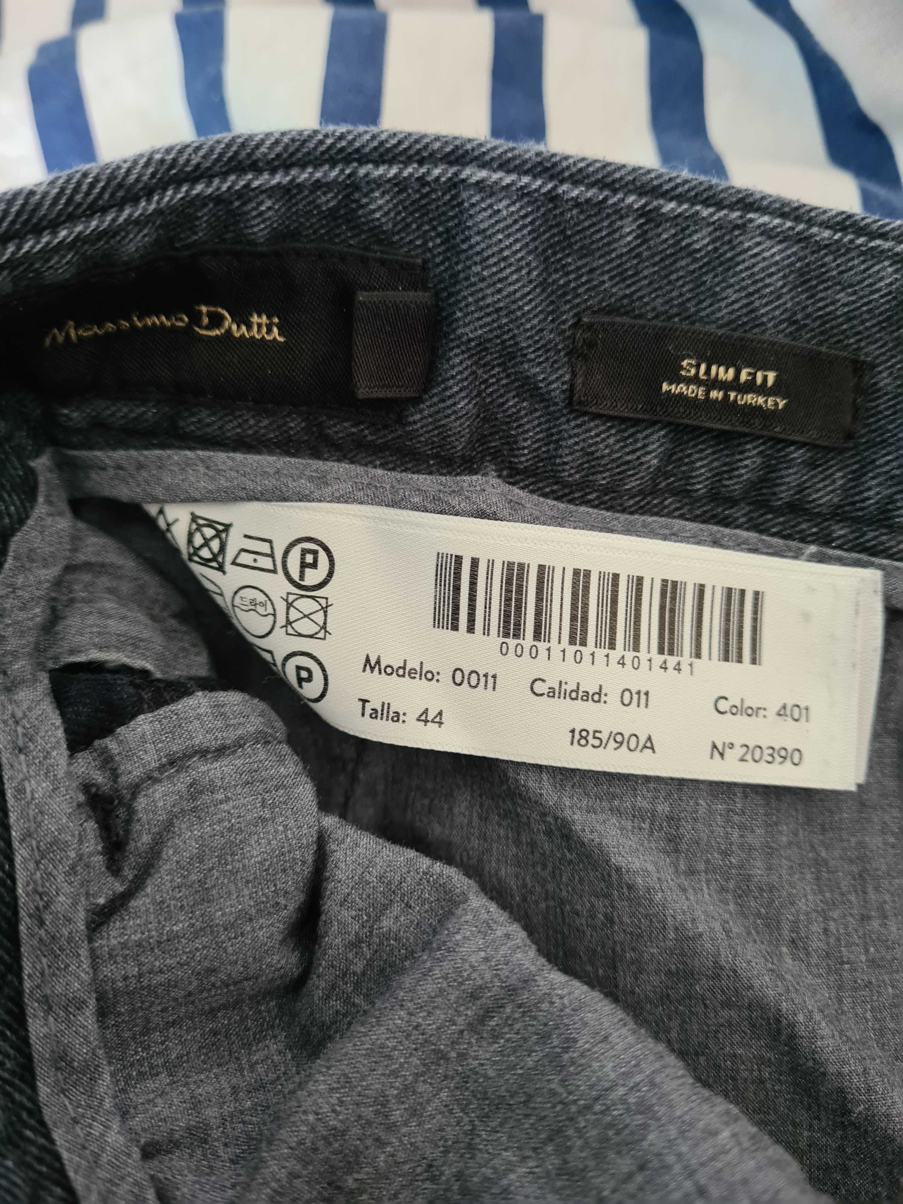 Chinosy męskie Massimo Dutti slim fit rozmiar 34