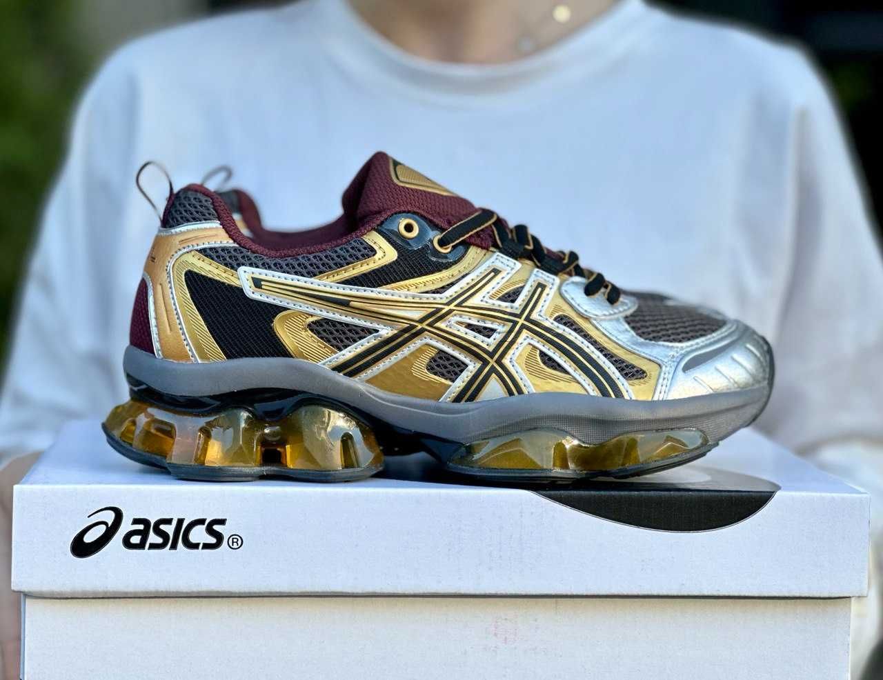 !SALE! Asics Gel-Quantum Kinetic Gold Silver 40 41 42 43 44 45 асікс