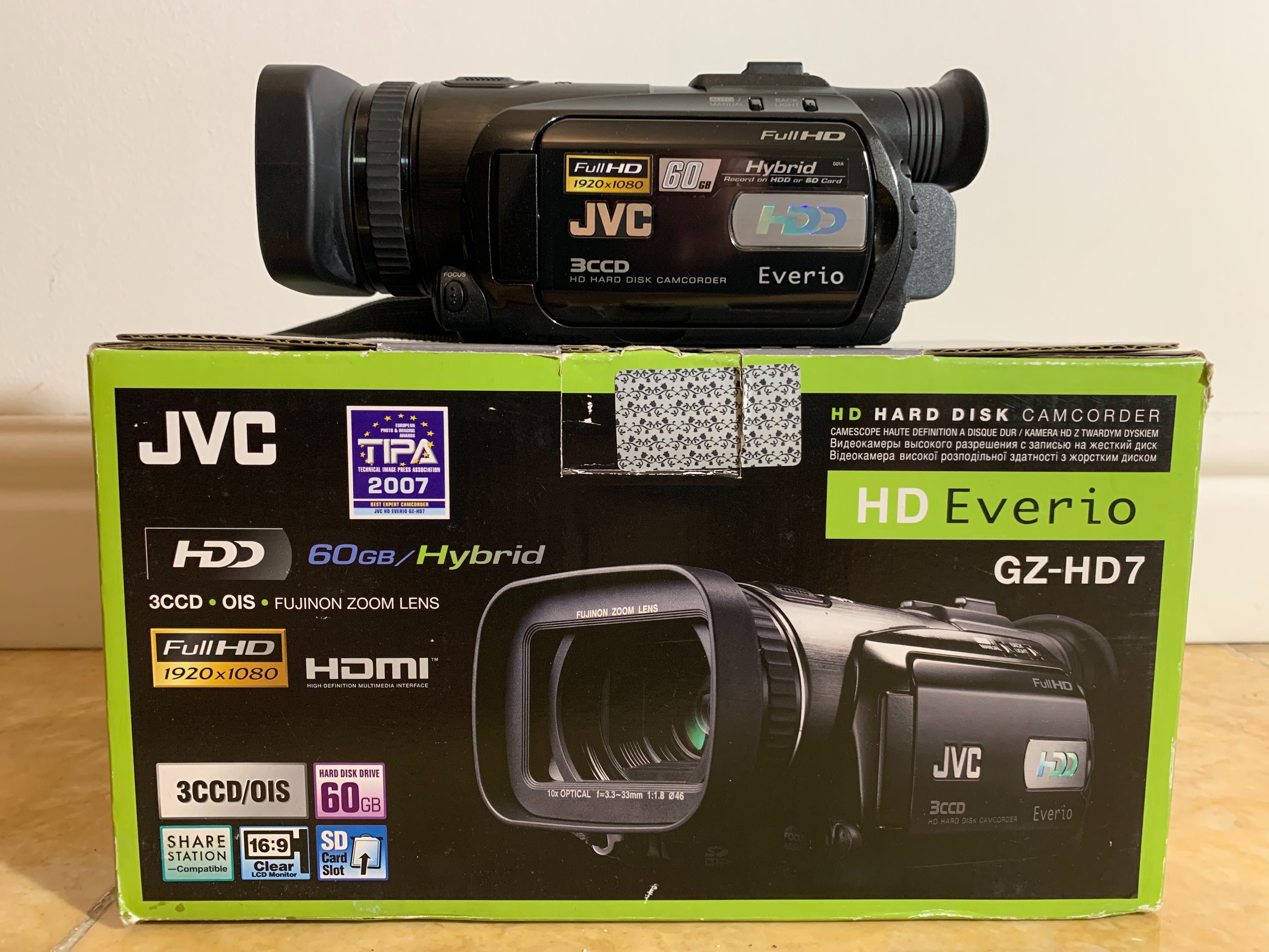 JVC HD Everio GZ-HD7 відеокамера