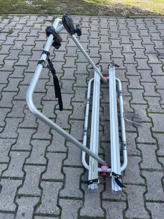 Bagażnik na dyszel do przyczepy kempingowej, uchwyt rowerowy