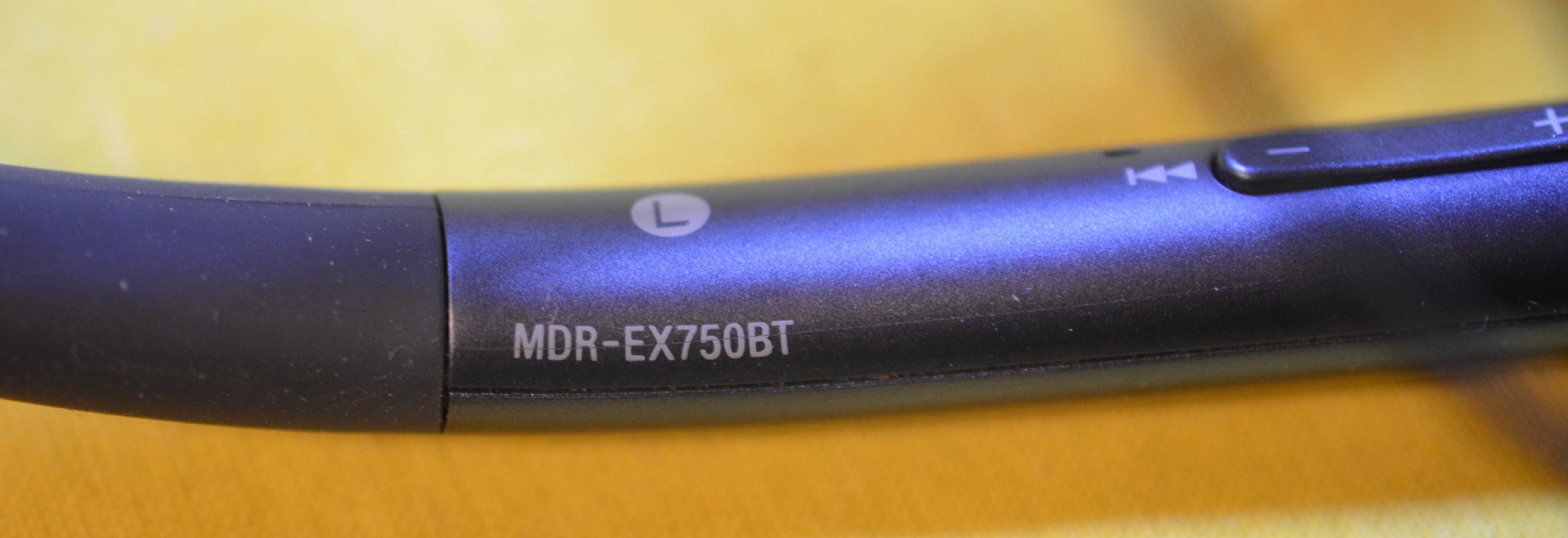 Sony MDR-EX750BT oryginalne bezprzewodowe słuchawki Bluetooth
