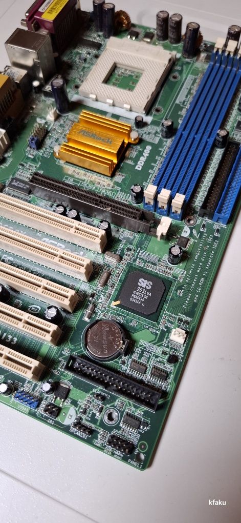Płyta główna ASRock K7S8X socket 462, ddr400, AGP, retro pc