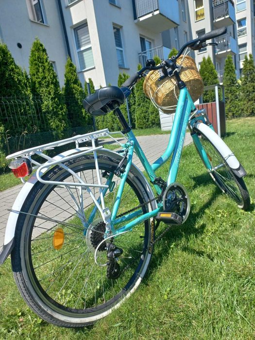 Damski miejsko-trekkingowy Rower Rland Itaka 26 21V 15'' Miętowy
