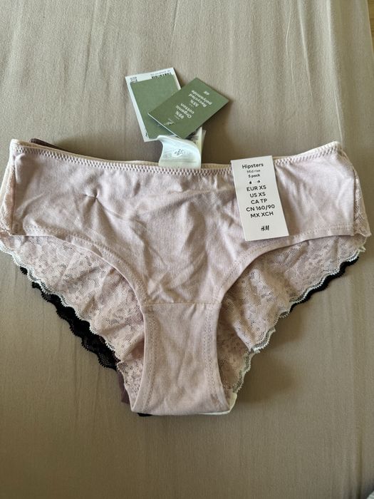 Труси бразиліани H&M р. xs 5 шт