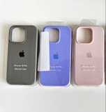 Silikon Silicone case pokrowiec etui iPhone 16 Pro Max LOGO