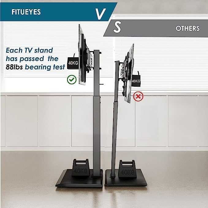 Stojak Podłogowy Podstawa Meatolwa Do Tv 50"- 80" 40 Kg Vesa 800X400