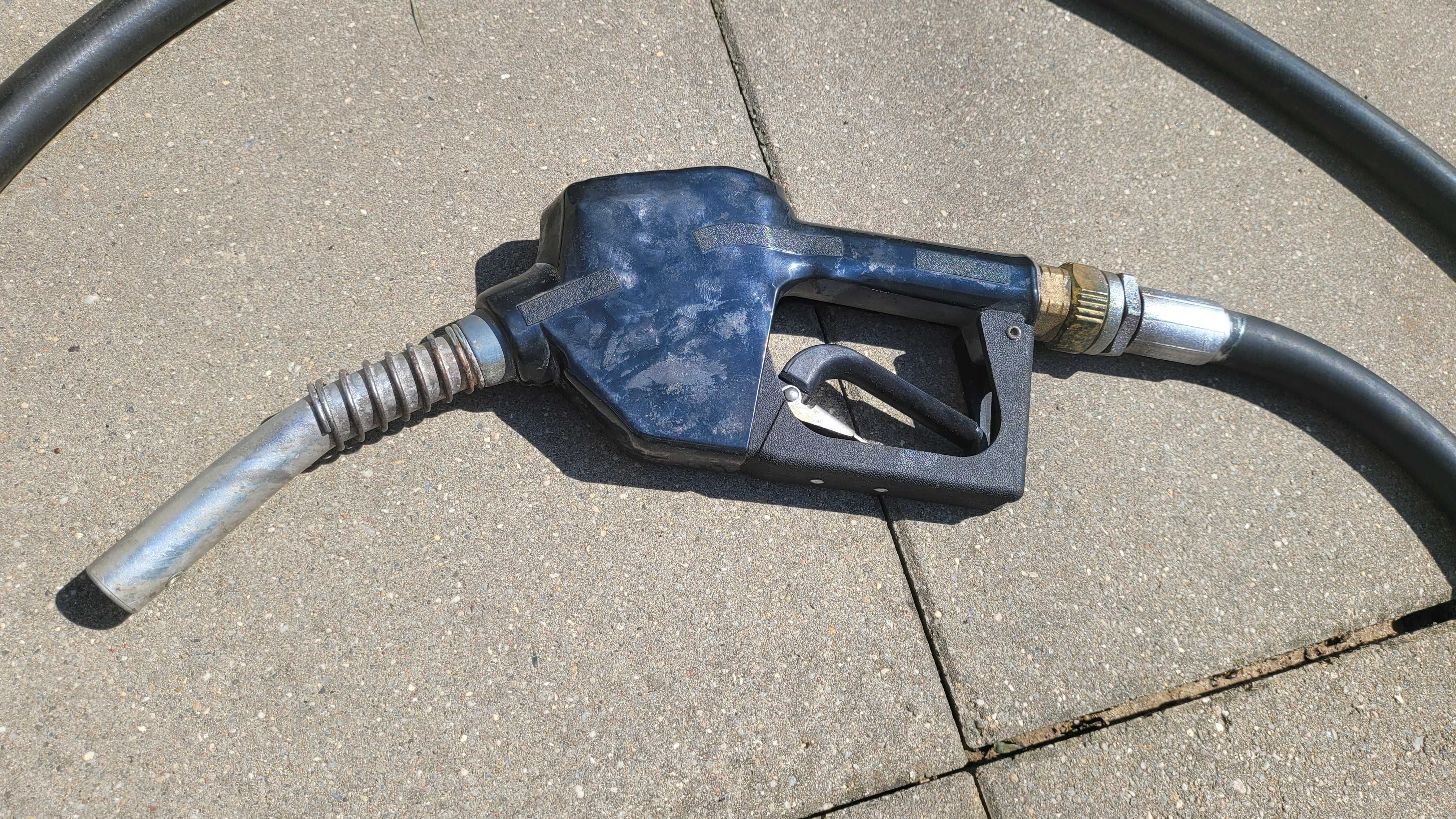 pompa do paliwa oleju z pistoletem, olej, on, wąż, pistolet, 12V