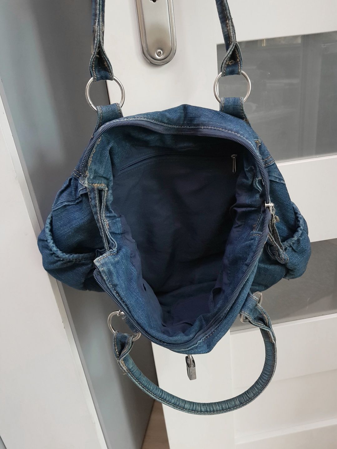 Piękna! Torebka damska jeansowa jeans