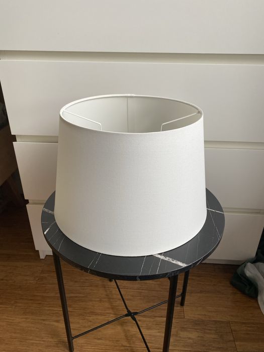 Ikea biały klosz abażur