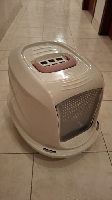 Casa de banho para gato pequeno/médio