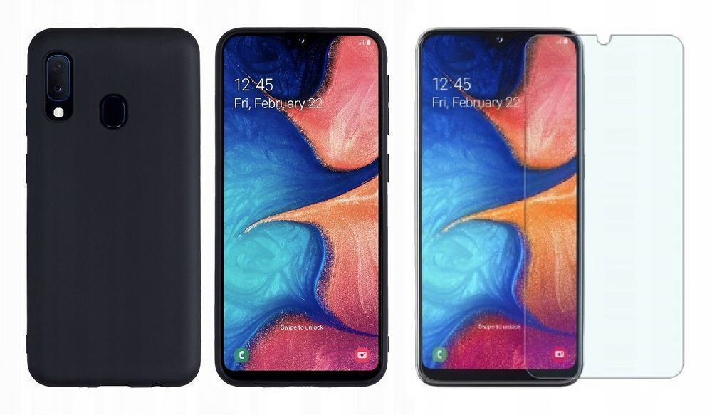 Plecki Telforceone Do Samsung Galaxy A20E Czarny