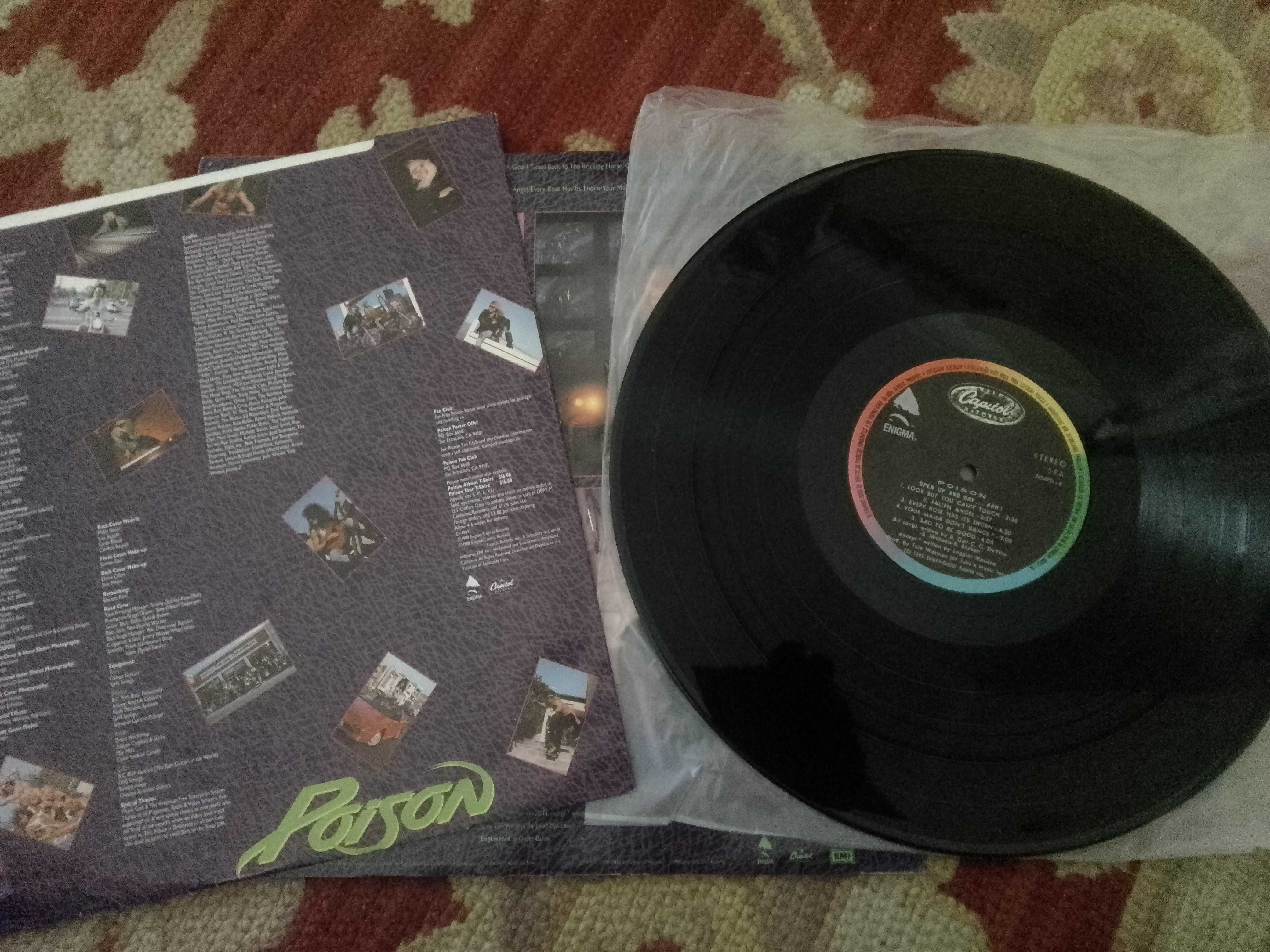 Poison - " Open up and Say ... Ahh! " ,,, LP em vinil