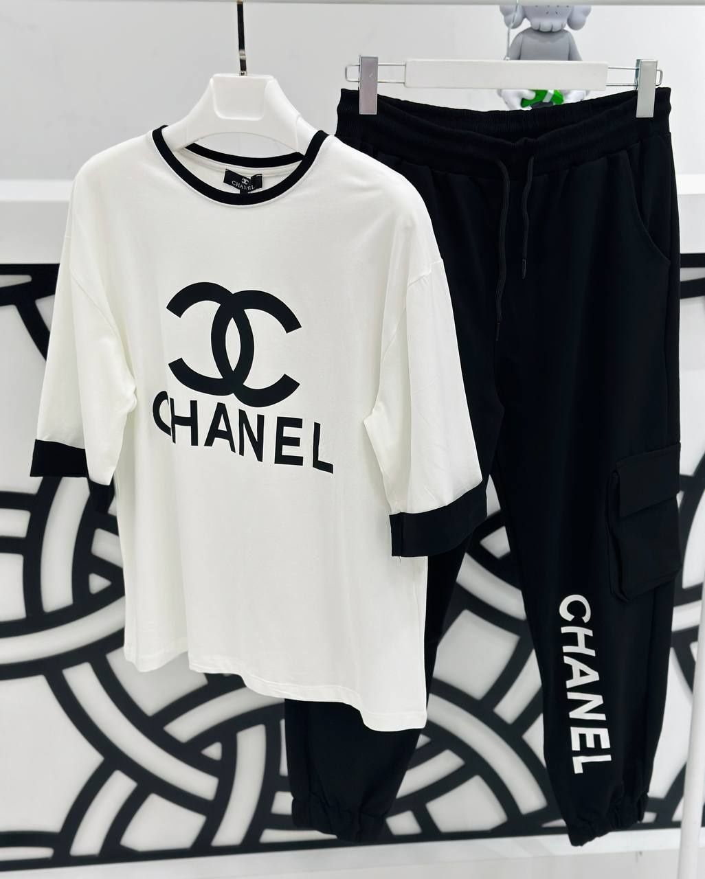 САМОЕ ЛУЧШЕЕ КАЧЕСТВО 100% Chanel женский весенний костюм белый