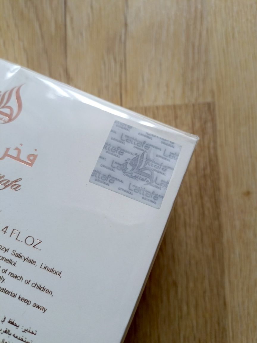 Nowe zafoliowane arabskie perfumy Lattafa Fakhar EDP trwałe L'Interdit