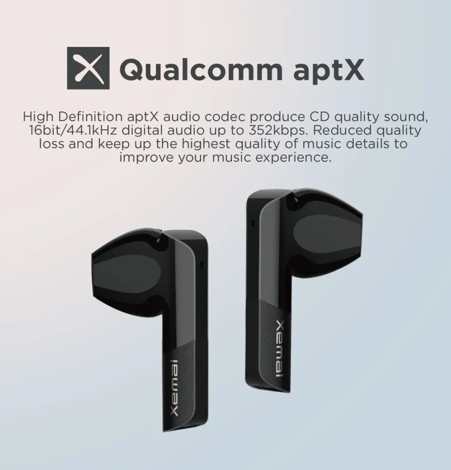 Słuchawki Bluetooth Edifier X6 Qualcomm aptX CVC Dual Mic USB-C