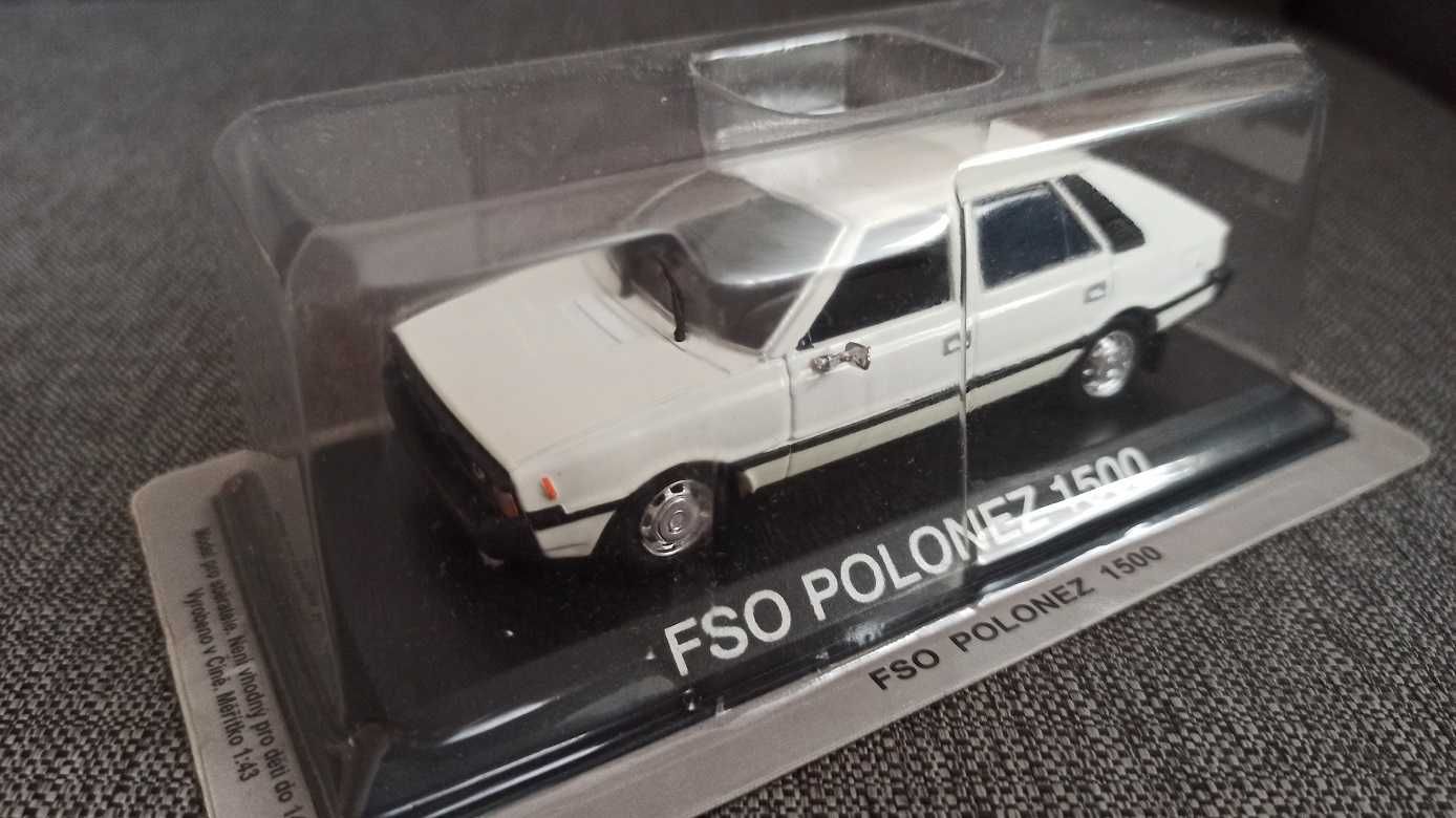 FSO Polonez 1500 1:43 Model Deagostini kultowe PRL Złota Kolekcja aut