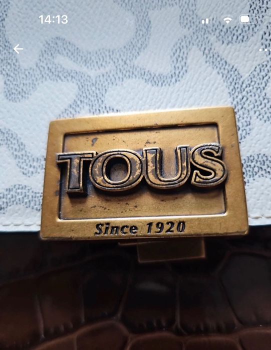 Listonoszka skórzana Tous