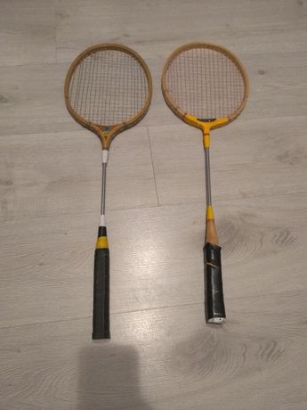 Stare rakiety do badmintona stan dobry
