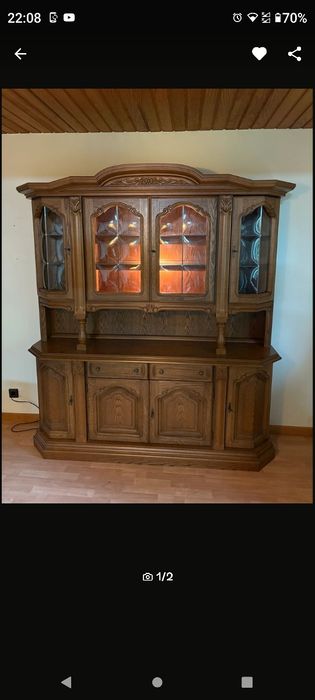 Продам сервант, креденс,вітрина дубова з Німеччини