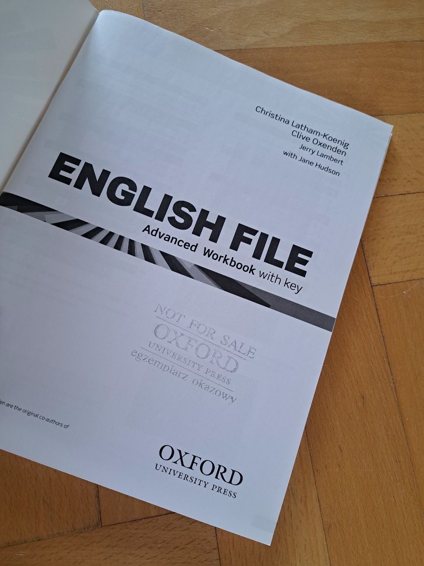 Nowe cwiczenia English file advanced