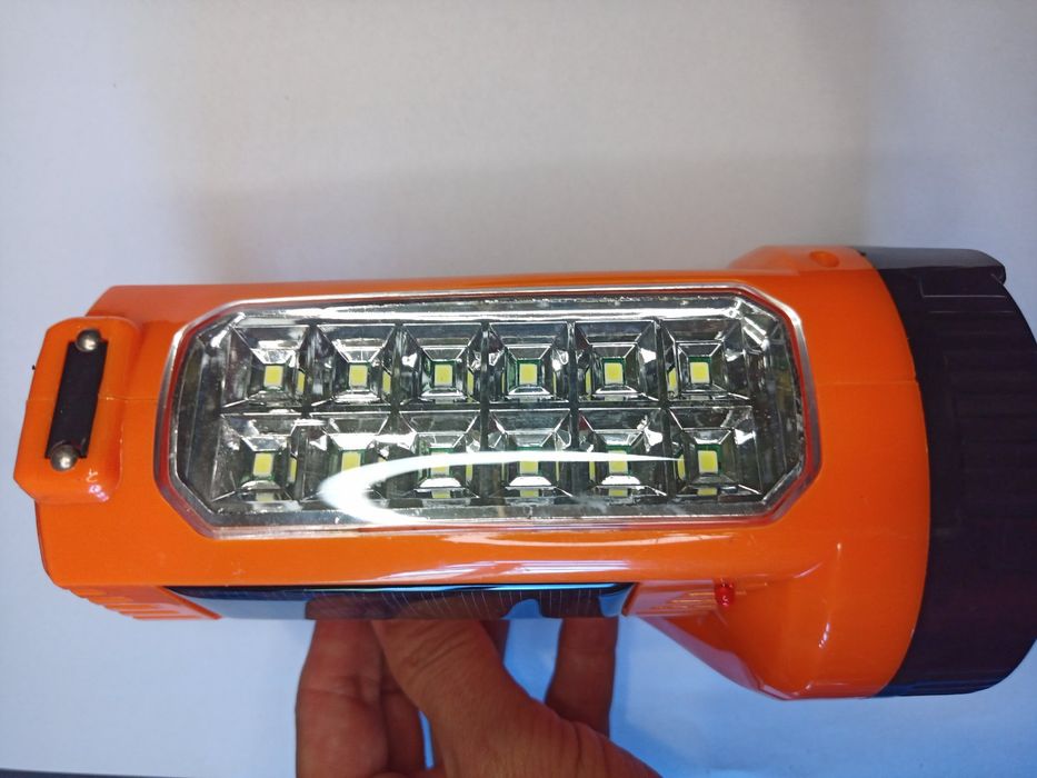 Фонарь LED аккумуляторный и солнечная батарея