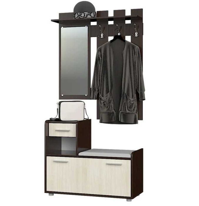 Прихожая с зеркалом Передпокій Вішалка для одягу Прихожа в коридор