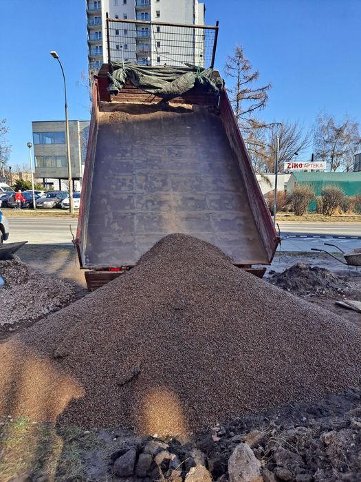 Kruszywa, tłuczeń, żwir, kliniec, piasek, pospółka, transport 3,5 tony