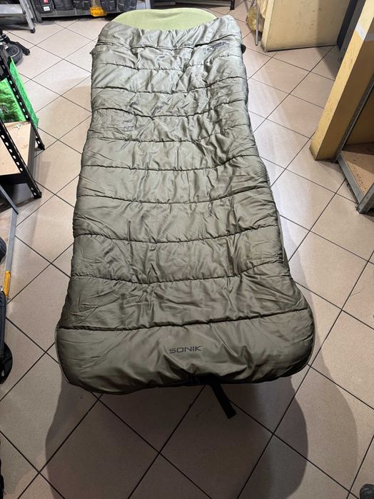 Łóżko Karpiowe z Śpiworem Sonik Sk-Tek Compact 5 Sezonów