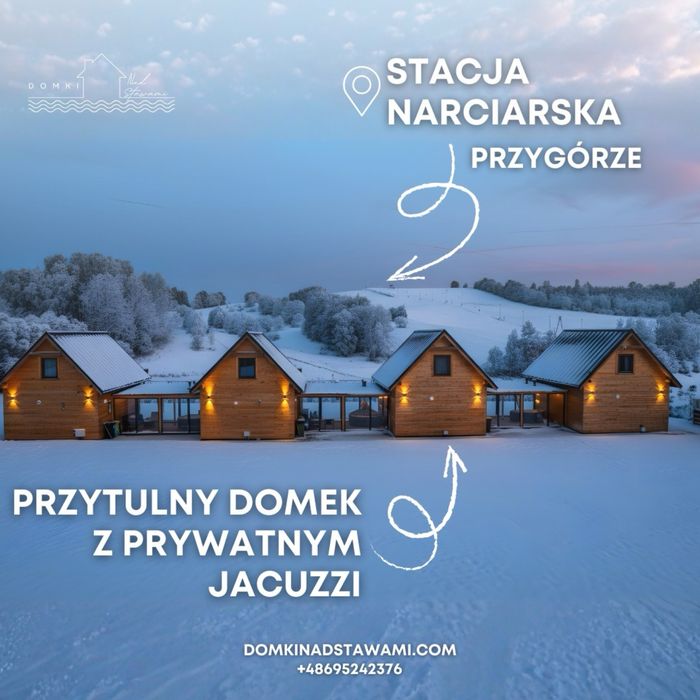 Domki Nad Stawami, jacuzzi, stok, sauna, łowisko, Góry Sowie
