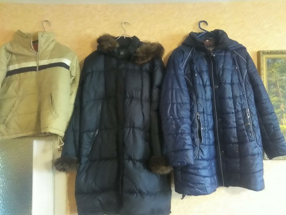 Женские зимние,демис. кожаные куртки 48 -56р,манто 54 р,куртки 42-50р.