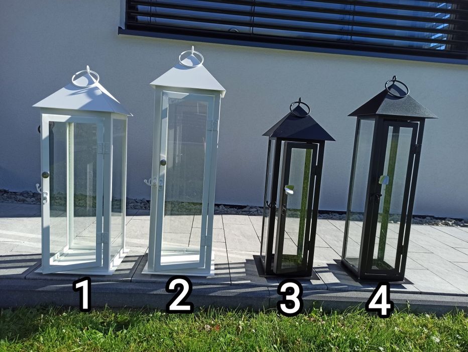 Lampion metalowy / latarnia / świecznik