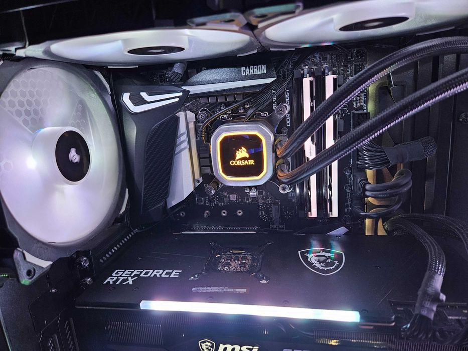 PC Intel i7-9700K / RTX 3080 / 32GB RAM RGB – gaming i praca, zadbany