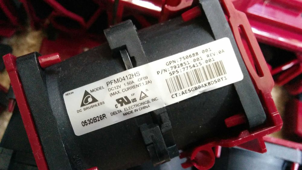 Вентилятори 40х40х56 мм 12в 1.5А 24000 об/хв для пальника.