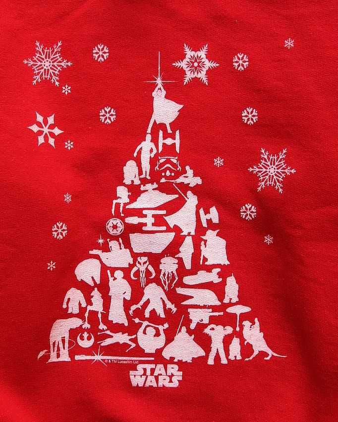 A5512 STAR WARS bluza świąteczna 5-6 lat