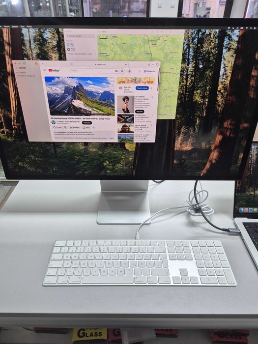 Monitor LED Apple Studio Display 27 " Retina 5K + klawiatura i myszka