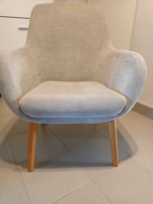 Fotel jasnoszary Sally II