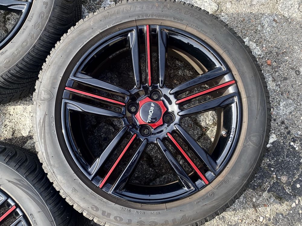 Koła alufelgi 4x108 Opel mokka ds5 berlingo B-max 308 Opony 225/50 r18