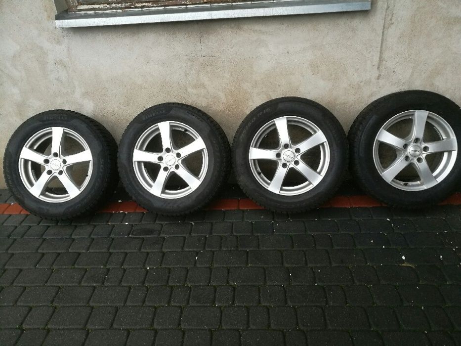 Alufelgi 5x112 Audi BMW VW Passat + opony zimowe Pirelli ! OKAZJA!