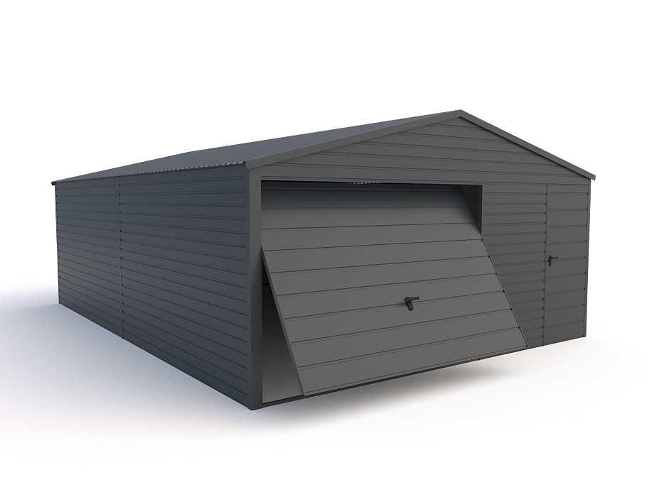 Garaż 4x6 6x4 drewnopodobny akrylowy blaszany