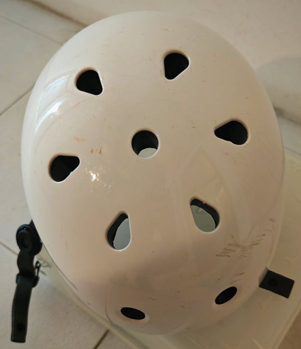 Capacete Oxelo 55-58cm branco